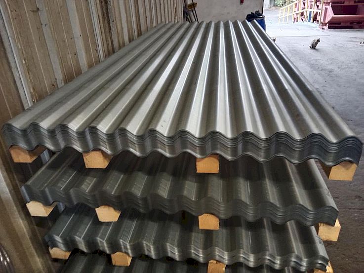 Pozinkovaný plech vlnitý 0,7x1220x3000